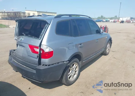 2004 BMW X3 2.5I from USA, damaged, VIN WBXPA73414WC36149